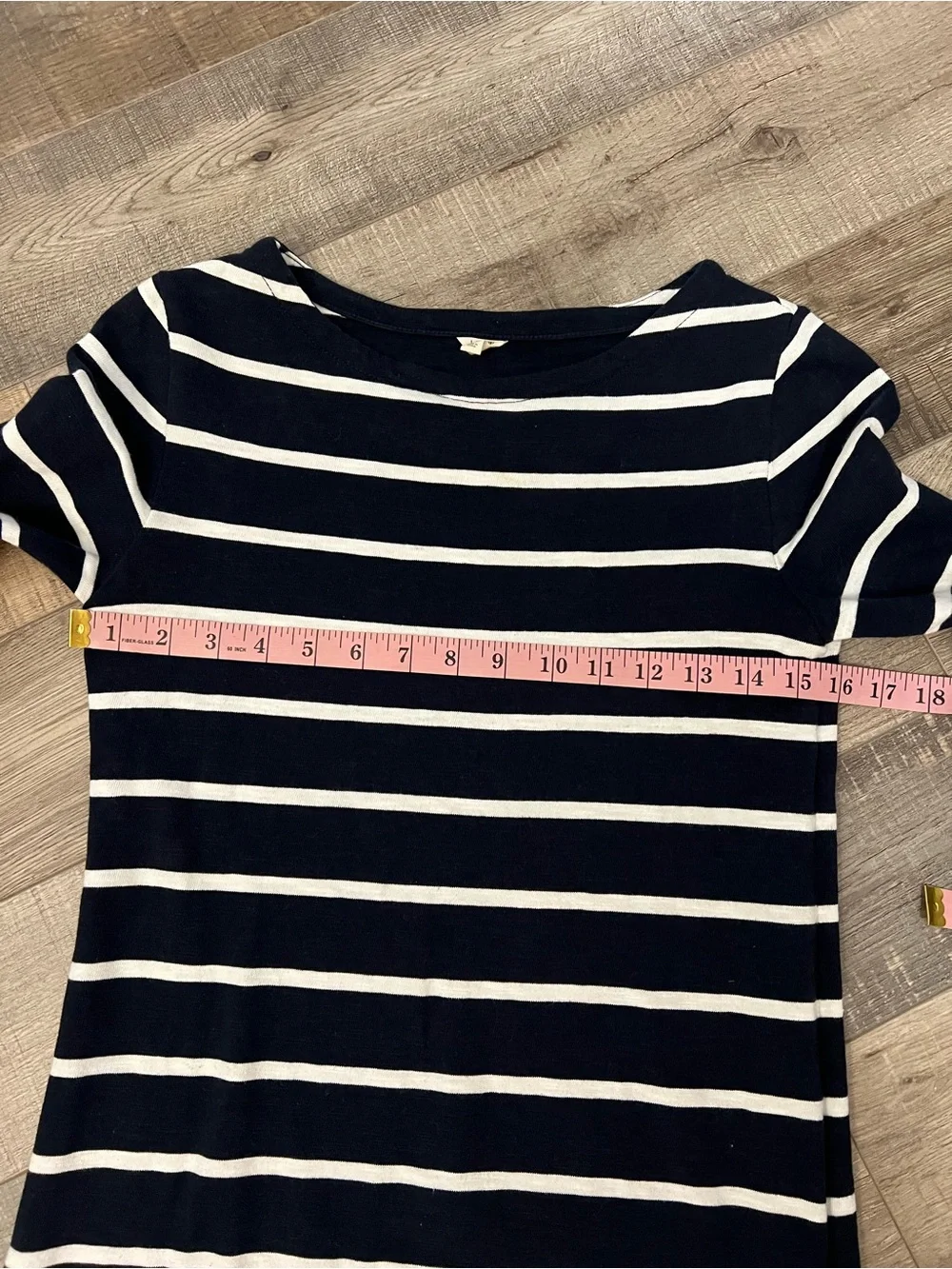 J. Crew Navy & white stripes dress with anchor Detail 100% cotton sz XXS likenew